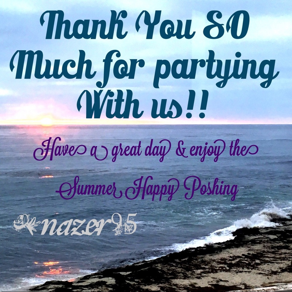 THANK YOU FOR THE GREAT PARTY